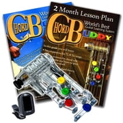 CHORDBUDDY Chord Buddy Guitar Learning System LEFT HAND Plus Tuner Set Teaching Aid Book Lesson Plan USA