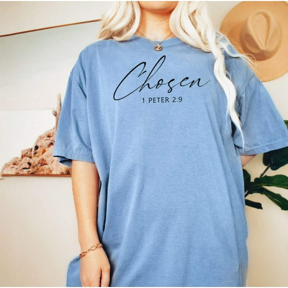 CHOSEN 1 PETER 2-9 Garment Dyed Graphic T-Shirt