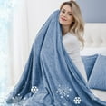 thumbnail image 1 of CHOSHOME Cooling Blanket for Hot Sleepers Q-Max >0.5 Lightweight Summer Cold Thin Blankets for Sleeping, Hot Flashes Night Sweats, Soft Blanket (King Size 90"x 108") Blue, 1 of 7