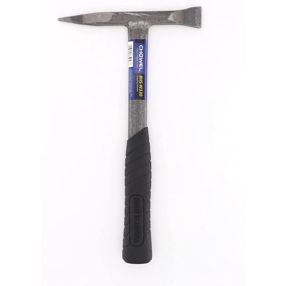 CHOWEL BHS-W330 Welding Chipping Hammer 13 oz Lightweight Forged Steel Slag & Spatter Removal Tool with Shock-Reduction Rubber Grip for Welders & Metal Fabricators