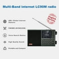 CHOYONG LC90 Mini Multi-Band Smart Internet Radio Portable WiF/4G,AM/FM ...