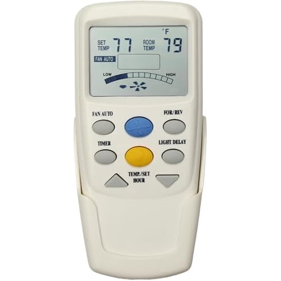 CHQ7096T Remote Control for Hampton Bay Ceiling Fans W/Reverse Key CHQ7096T, UC7096T, CHQ8BF7096T, CHQ8BT7096T$$Tools & Hardware Other