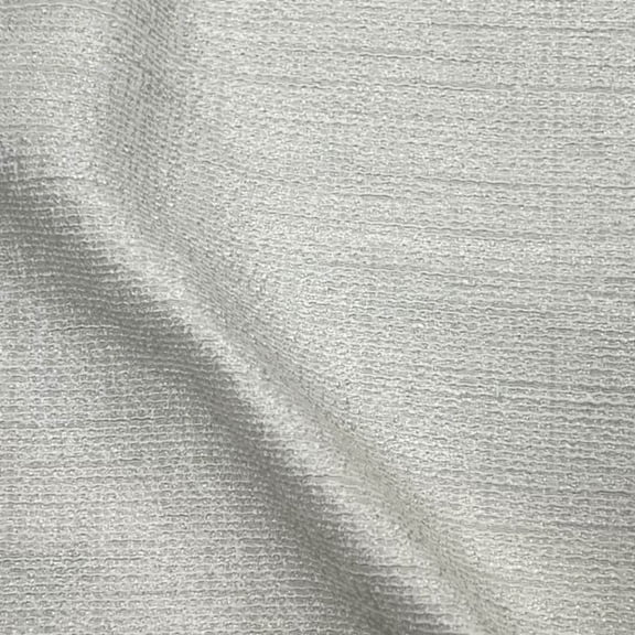 CHRISMA Jacquard, Textured Feel Fabric, 115 Inch. in Width, | Home Decor, White / Sample 3x3 Inch