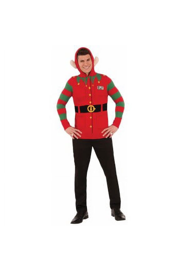 CHRIST.SWEATER-ELF HOODIE-L