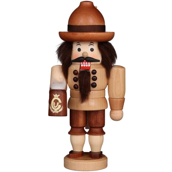 Alexander Taron 6.5" Free Standing Christian Ulbricht Handcrafted Wooden Bavarian Nutcracker