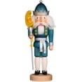 thumbnail image 1 of Alexander Taron 15.5" Free Standing Christian Ulbricht Handcrafted Wooden Moon King Nutcracker, 1 of 1