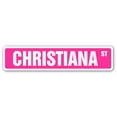 thumbnail image 1 of CHRISTIANA Street Sign Childrens Name Room Sign | Indoor/Outdoor |  18" Wide, 1 of 5