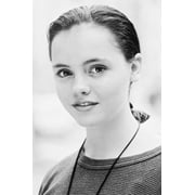 CHRISTINA RICCI SMILING HEAD SHOT B&W 24X36 Poster