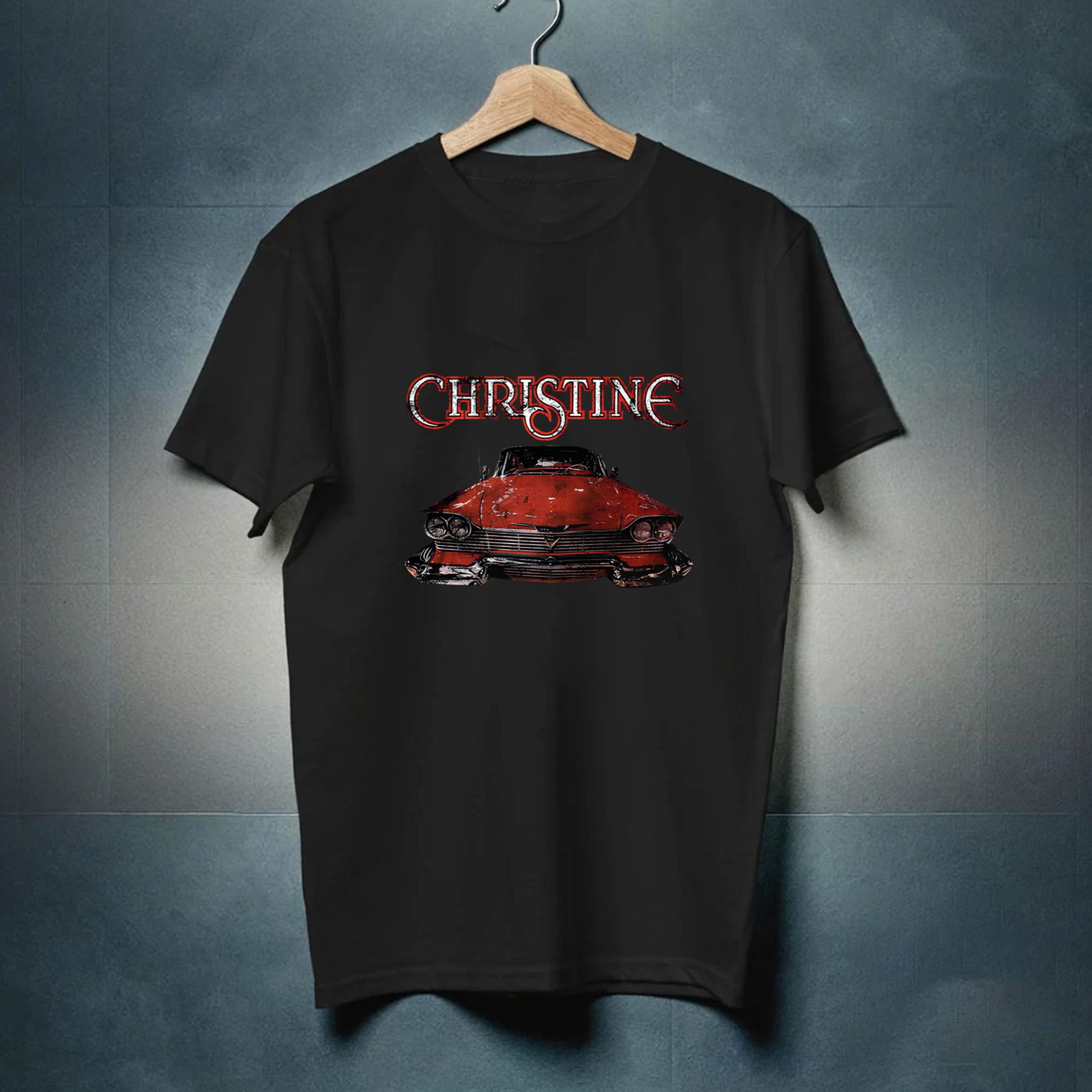 CHRISTINE CAR TSHIRT Stephen Auto 58er Plymouth Fury Arnie Cunningham