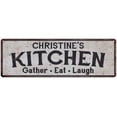 thumbnail image 1 of CHRISTINE's Kitchen Gift Rustic Chic Decor Gift 6x18 Sign 206180051966, 1 of 1