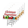 thumbnail image 1 of CHRISTMAS DECORATIONS 5 Pack Of 18" x 24" Yard Sign & Stake outdoor plastic window | Advertise Your Business | Stake Included Image On Both Sides | Made in The USA, 1 of 3
