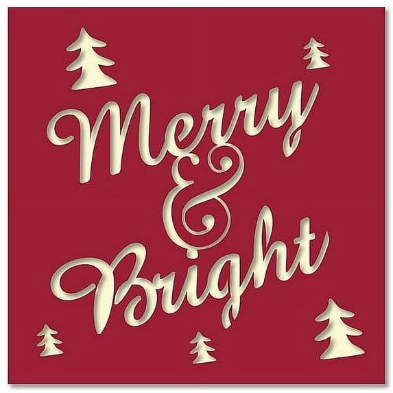 CHRISTMAS MERRY BRIGHT LIGHT BOX by Malden Design