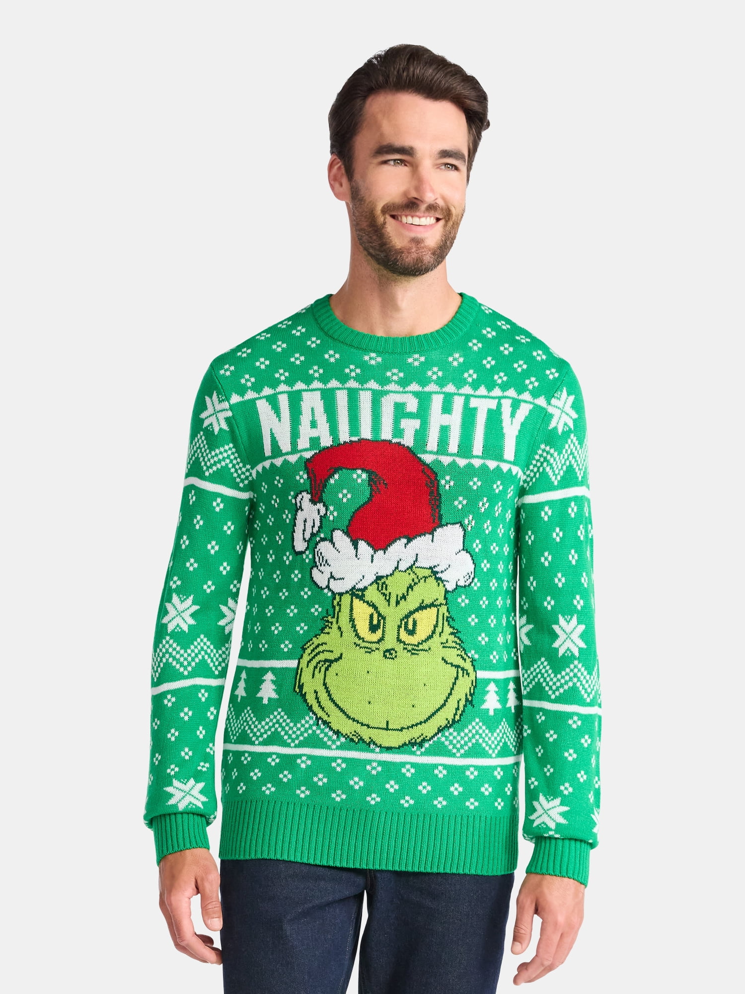 white christmas dresses Humorous Is It Me Am I The Drama Grinch Christmas Sweatshirt – Gifts Are  Blue main image 1