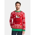 thumbnail image 1 of Peanuts Snoopy Men's and Big Men's Holiday Sweater Ugly Sweater, Sizes XS-3XL, 1 of 5