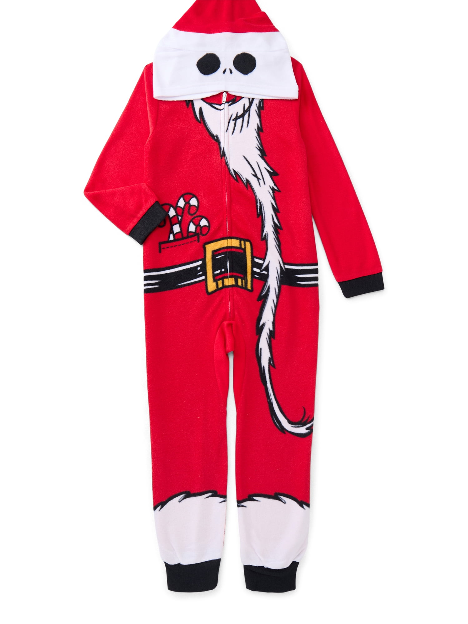 The Nightmare Before Christmas Boys Cosplay Union Suit with Hood, Sizes 4-12