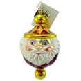 thumbnail image 1 of 4.50In Chubby Cheerdrops, Glass, Ornament Santa Christmas 1010194 Purple, 1 of 2