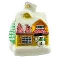 thumbnail image 1 of 4.50In Swiss Snowhouse, Glass, Ornament Snowman Home 973640 Gold, 1 of 2