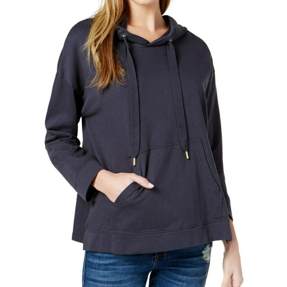 CHRLDR Womens Wild Thing Hoodie Sweatshirt, Blue, Small