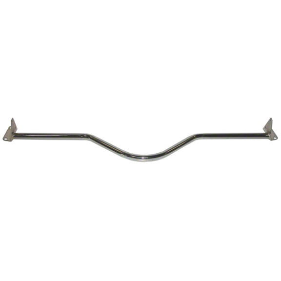 CHROME CURVED MONTE CARLO BAR; MADE OF STEEL