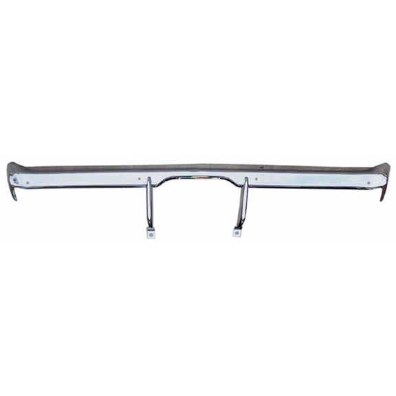 CHROME FRONT BUMPER FACE BAR; INCLUDES BUMPERETTES