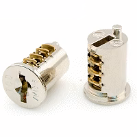 CHROME Office Furniture Replacement Lock Core for Haworth HW192
