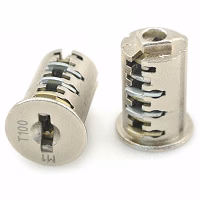 (CHROME) Office Furniture Replacement Lock Core for Trendway T167
