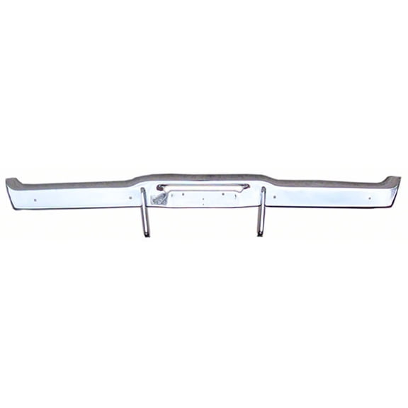 CHROME REAR BUMPER FACE BAR; INCLUDES BUMPERETTES