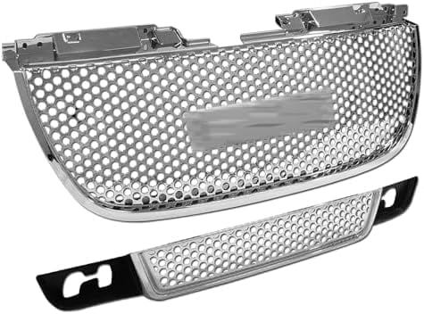 Fits 07-13 GMC Yukon Denali Unpainted Black Front Hood Grill Grille | eBay