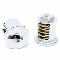 (CHROME) Replacement Lock Core for Trendway M136
