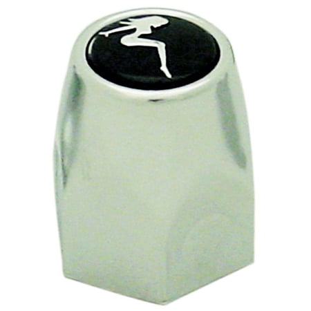 CHROME SITTING LADY BULLET LUG NUT COVER