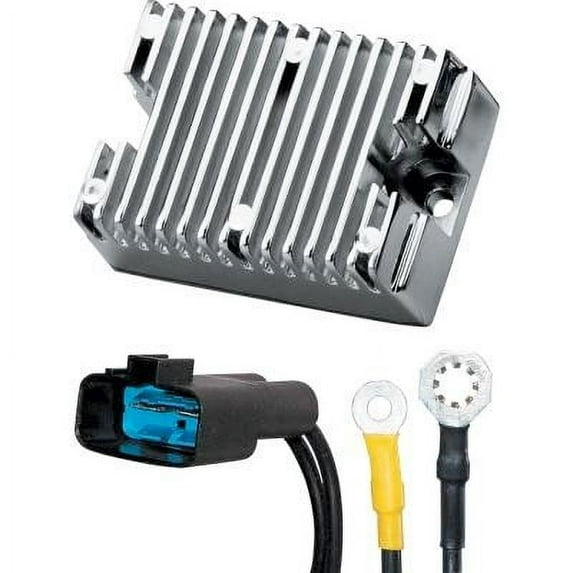 CHROME VOLTAGE REGULATOR IS COMPATIBLE WITH HARLEY DAVIDSON 99-03 TWIN CAM 88 DYNA GLIDE 74518-99A