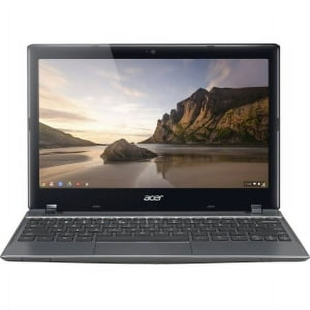 Acer - 11.6" Chromebook - Intel Celeron - 2GB Memory - 16GB Solid State Drive - Granite Gray