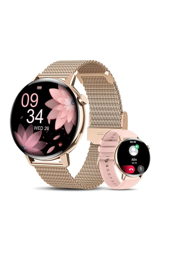 Smartwatch - Bluetooth Call, IP67, Android/iOS, Gold