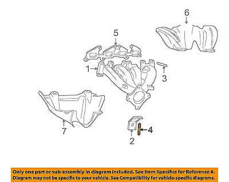 CHRYSLER OEM 0110 PT Cruiser Exhaust ManifoldExhaust Manifold Stud 6506423AA