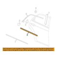 thumbnail image 1 of CHRYSLER OEM 05-10 300 Rear-Window Sweep Belt Felt Molding Right 4805998AG, 1 of 2
