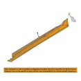 thumbnail image 1 of CHRYSLER OEM 15-16 200 Exterior-Rocker Molding Left 1VQ09KDBAG, 1 of 2