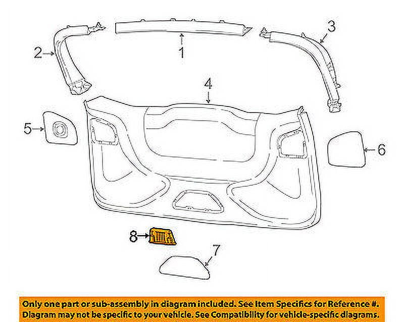CHRYSLER OEM 2017 Pacifica Liftgate Tailgate HatchHandle 5RJ29PD2AA