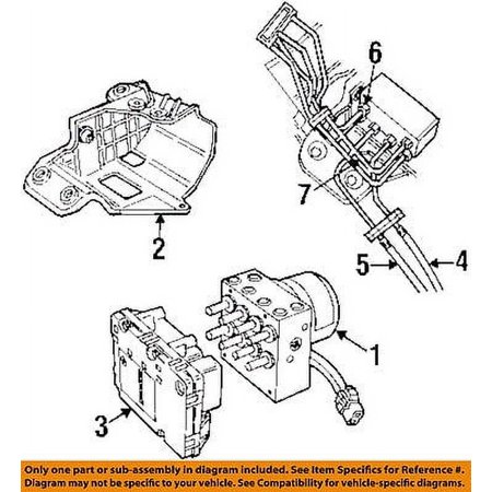 CHRYSLER OEM Anti-Lock Brake System-Brake Line Tube 4683675