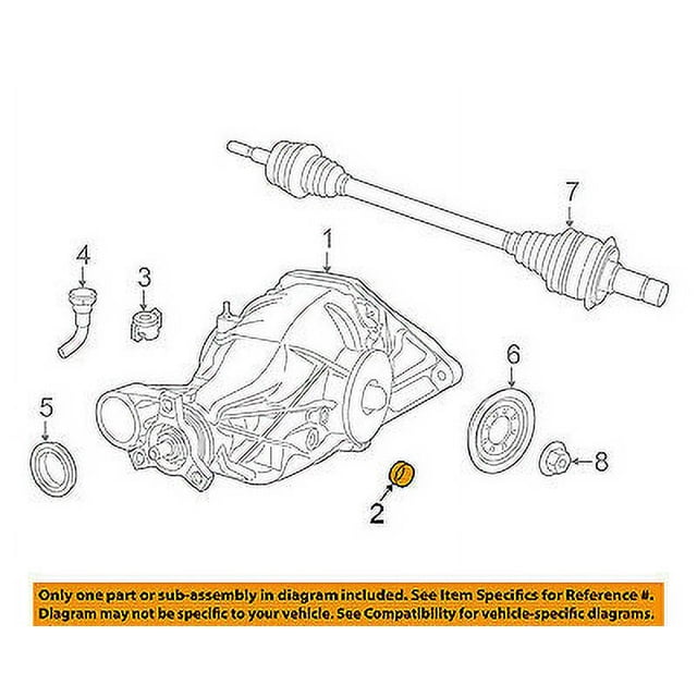 CHRYSLER OEM Axle HousingRearAxle Housing Drain Plug 68223624AA