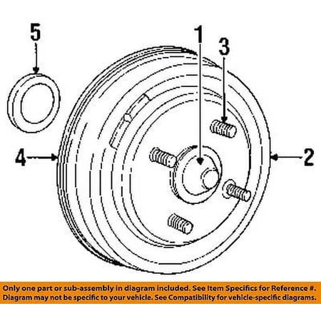 CHRYSLER OEM Brake-Rear-Wheel Stud 4746174