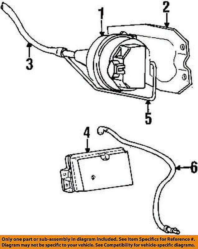 CHRYSLER OEM Cruise ControlVacuum Reservoir Canister Tank 55035614