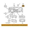 thumbnail image 1 of CHRYSLER OEM Dash Instrument Panel Cluster-Switch 68021455AB, 1 of 2