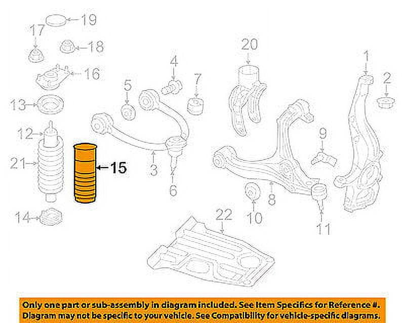 CHRYSLER OEM Front SuspensionDust Cover 68029522AC