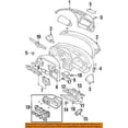 thumbnail image 1 of CHRYSLER OEM Instrument Panel Dash Glove Box Compartment-Lock Cylinder 4778448, 1 of 2