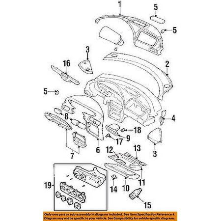 CHRYSLER OEM Instrument Panel Dash Glove Box Compartment-Lock Cylinder 4778448