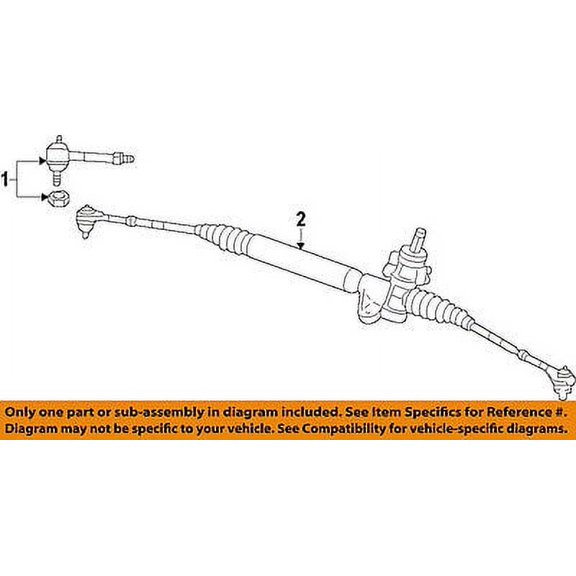 CHRYSLER OEM Steering Gear-Outer Tie Rod End 68303630AA