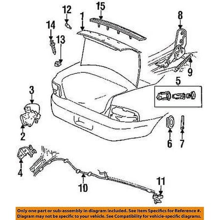 CHRYSLER OEM Trunk Lid-Retainer 4696488