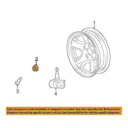CHRYSLER OEM Wheel-Lug Nut 6034726