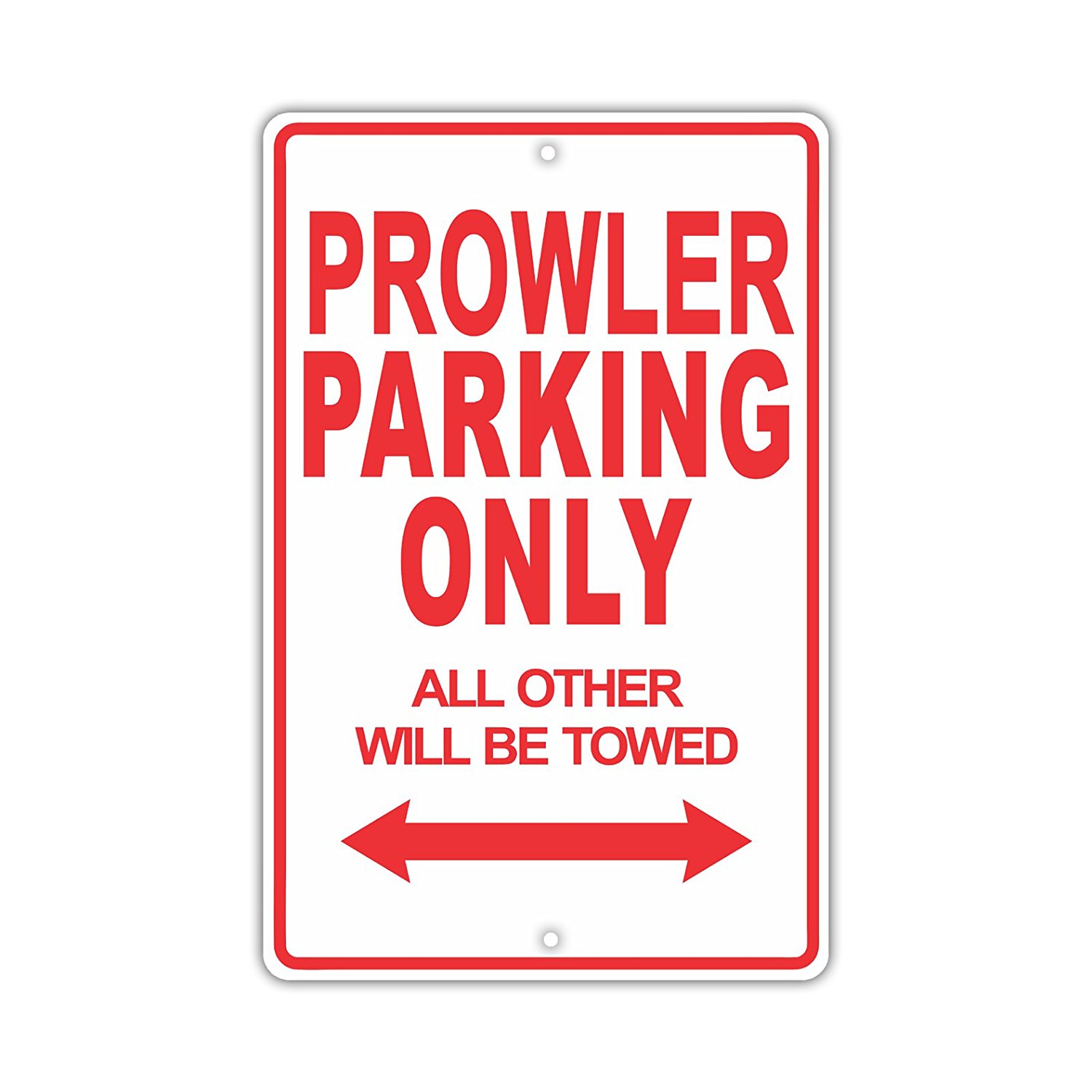 CHRYSLER PROWLER Parking Only All Others Will Be Towed Ridiculous Funny ...