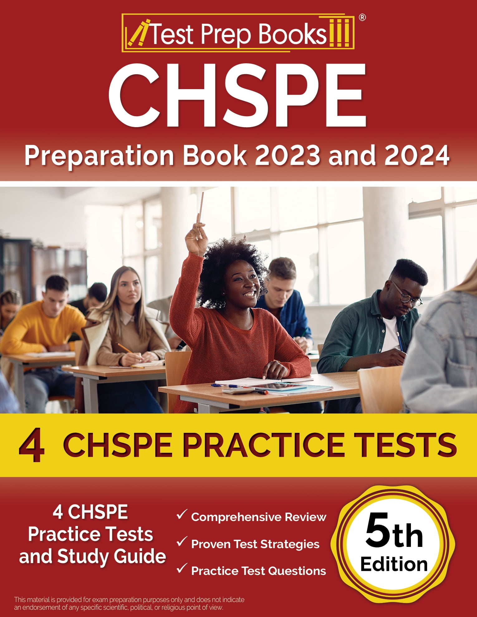 CHSPE Preparation Book 2025 and 2025 4 CHSPE Practice Tests and Study